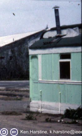 Roadside House (former passenger car front, green)
Winters, CA, April 1975